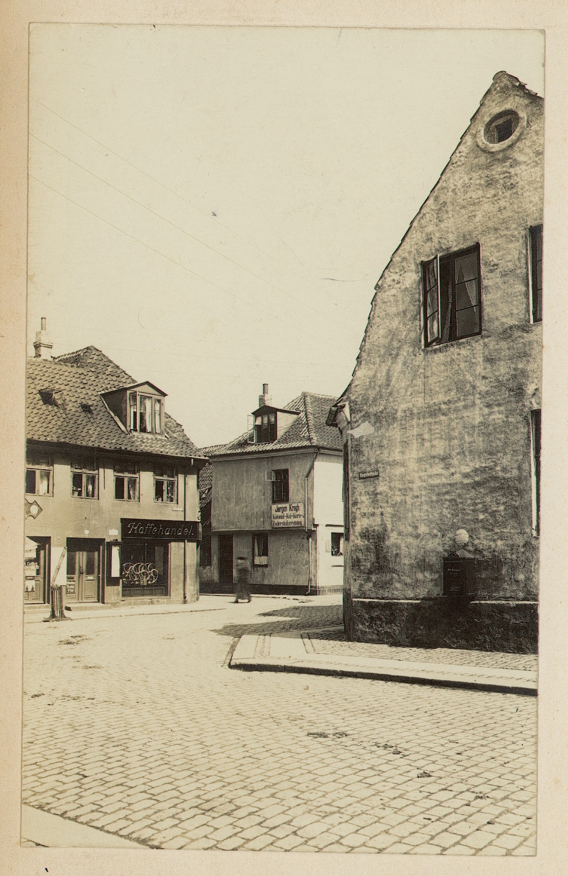 Kaffe og the i Skomagergade omkring 1905